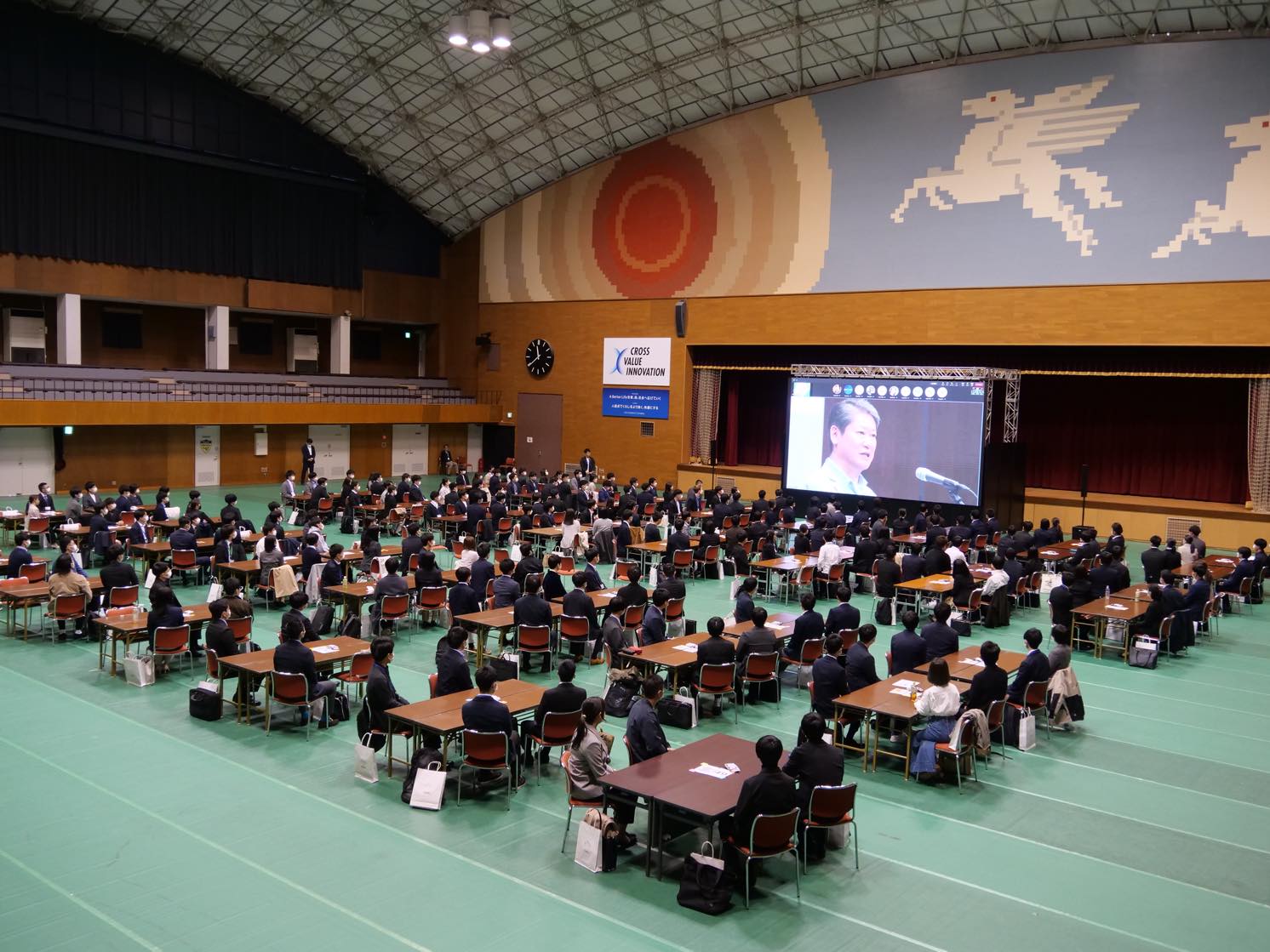 新入社員たちの写真